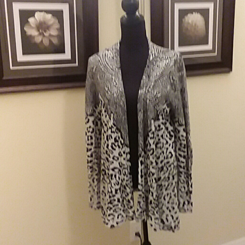 Black and white designer Cardigan